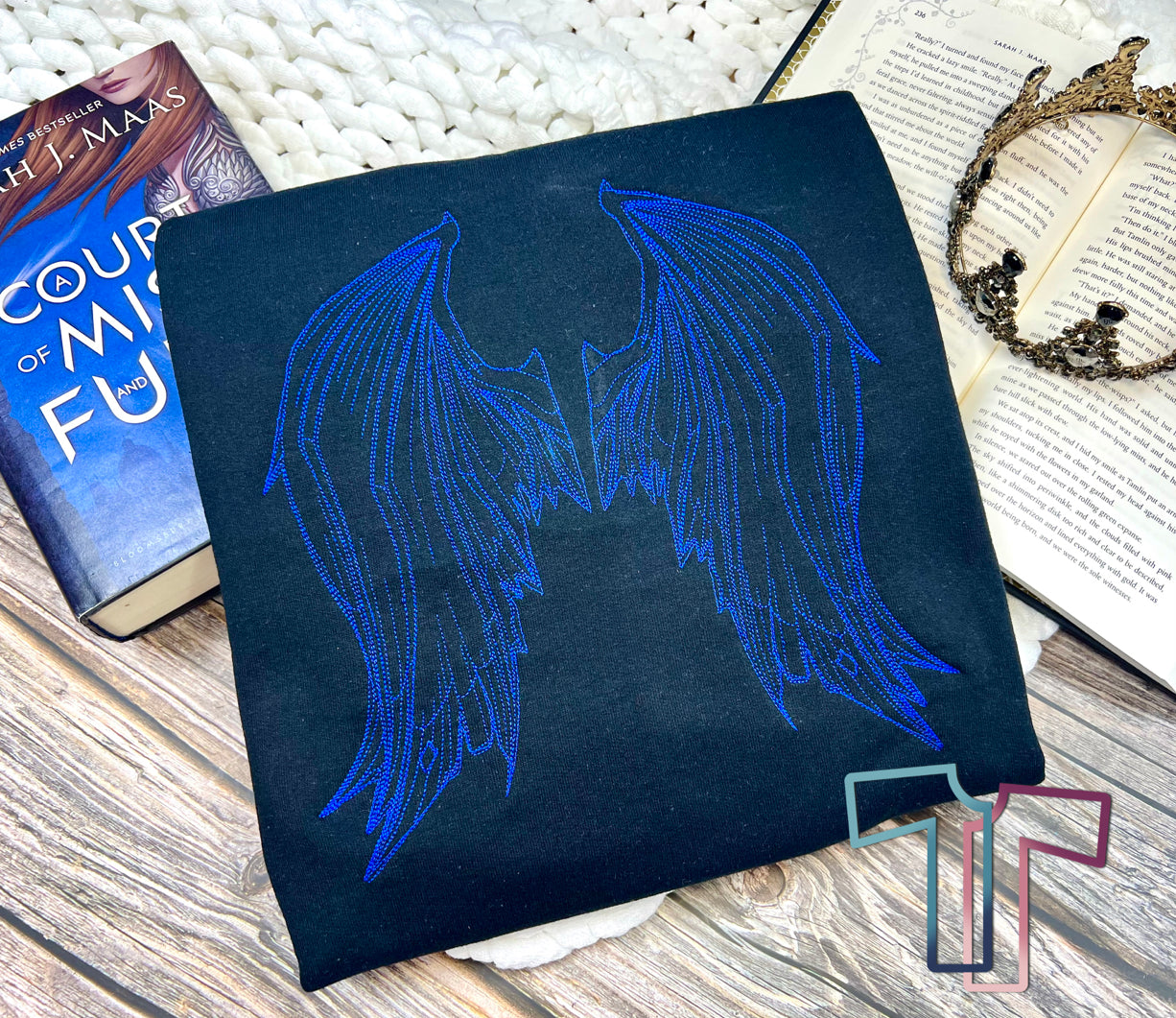 Shadowsinger And Wings Embroidered