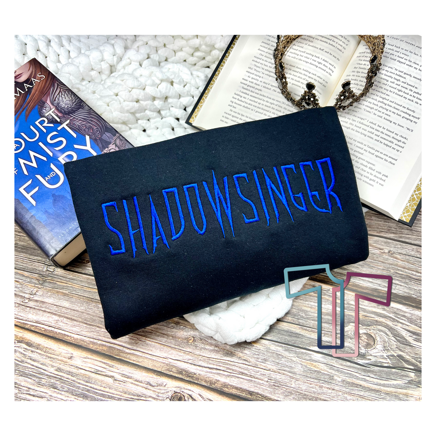 Shadowsinger And Wings Embroidered