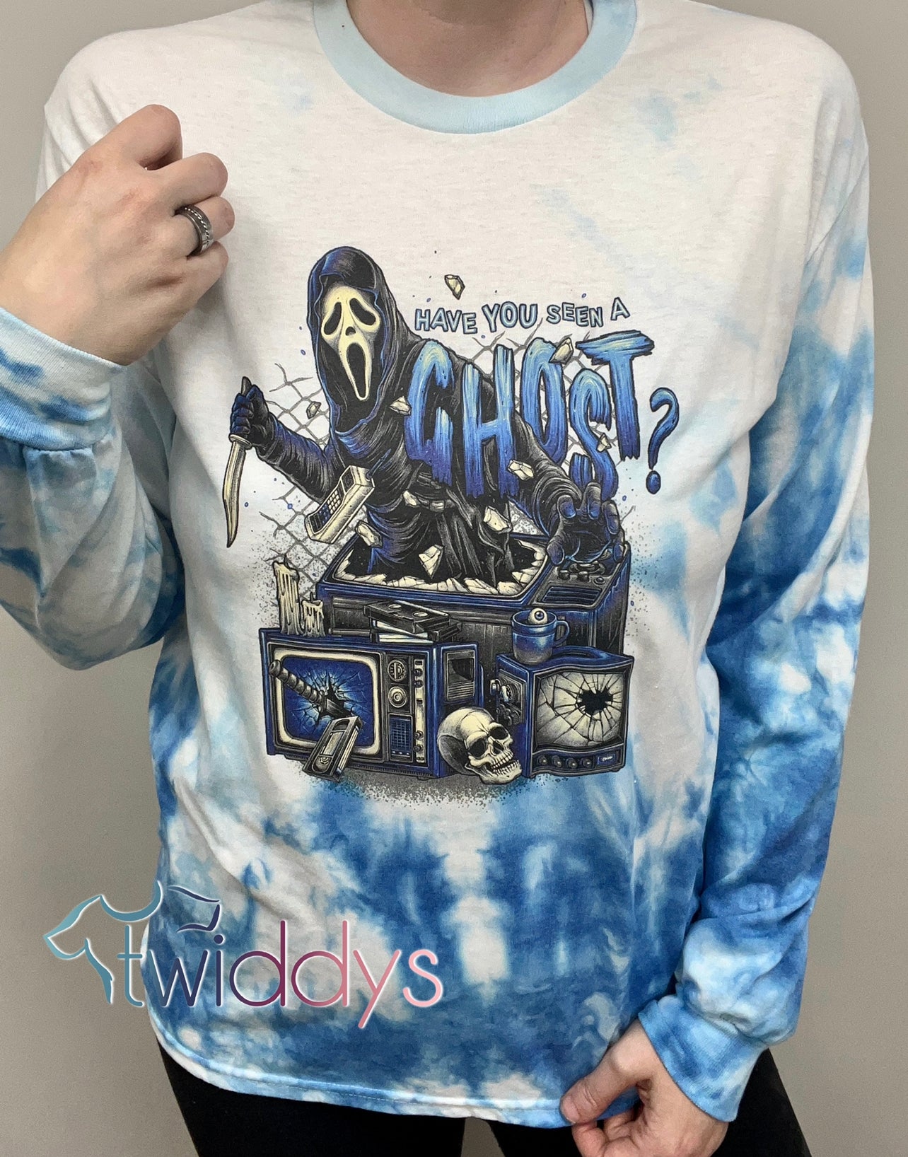 READY TO SHIP Have You Seen A Ghost? Dyed Long Sleeve