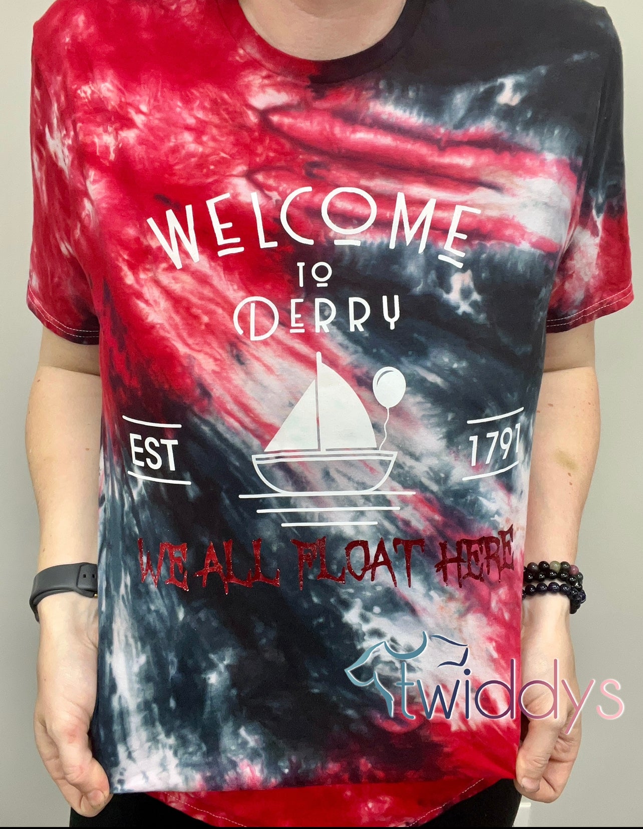 READY TO SHIP Welcome To Derry Dyed Tee